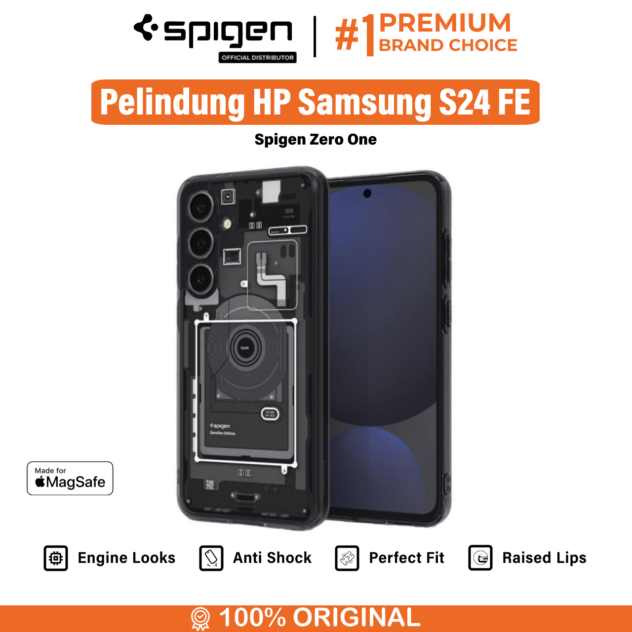 Spigen Galaxy S24 FE Case Ultra Hybrid Zero One - ACS08621