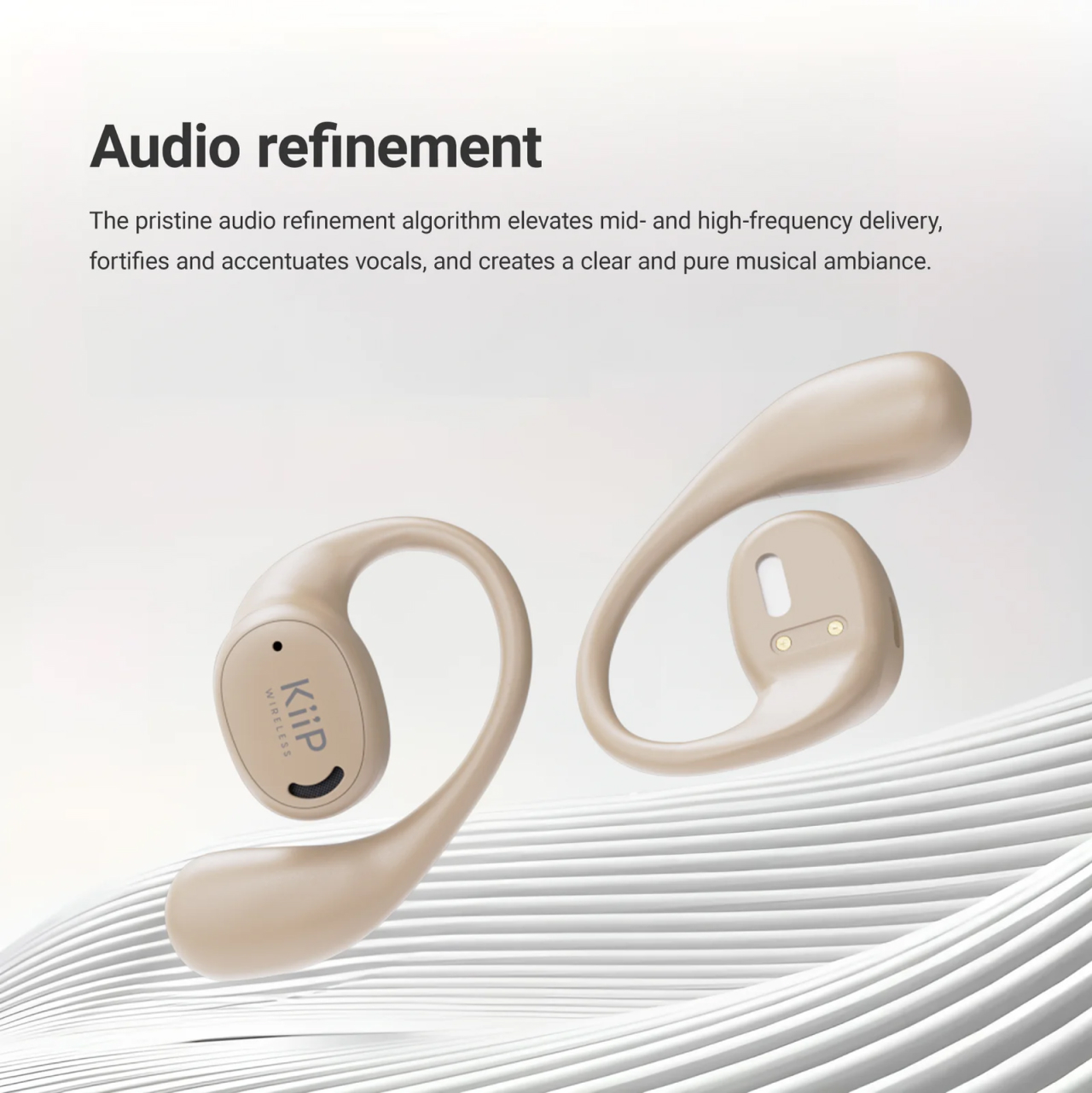 KiiP TWS DTH5 Earhook Bluetooth - Black KP-EAR-DTH5-BK