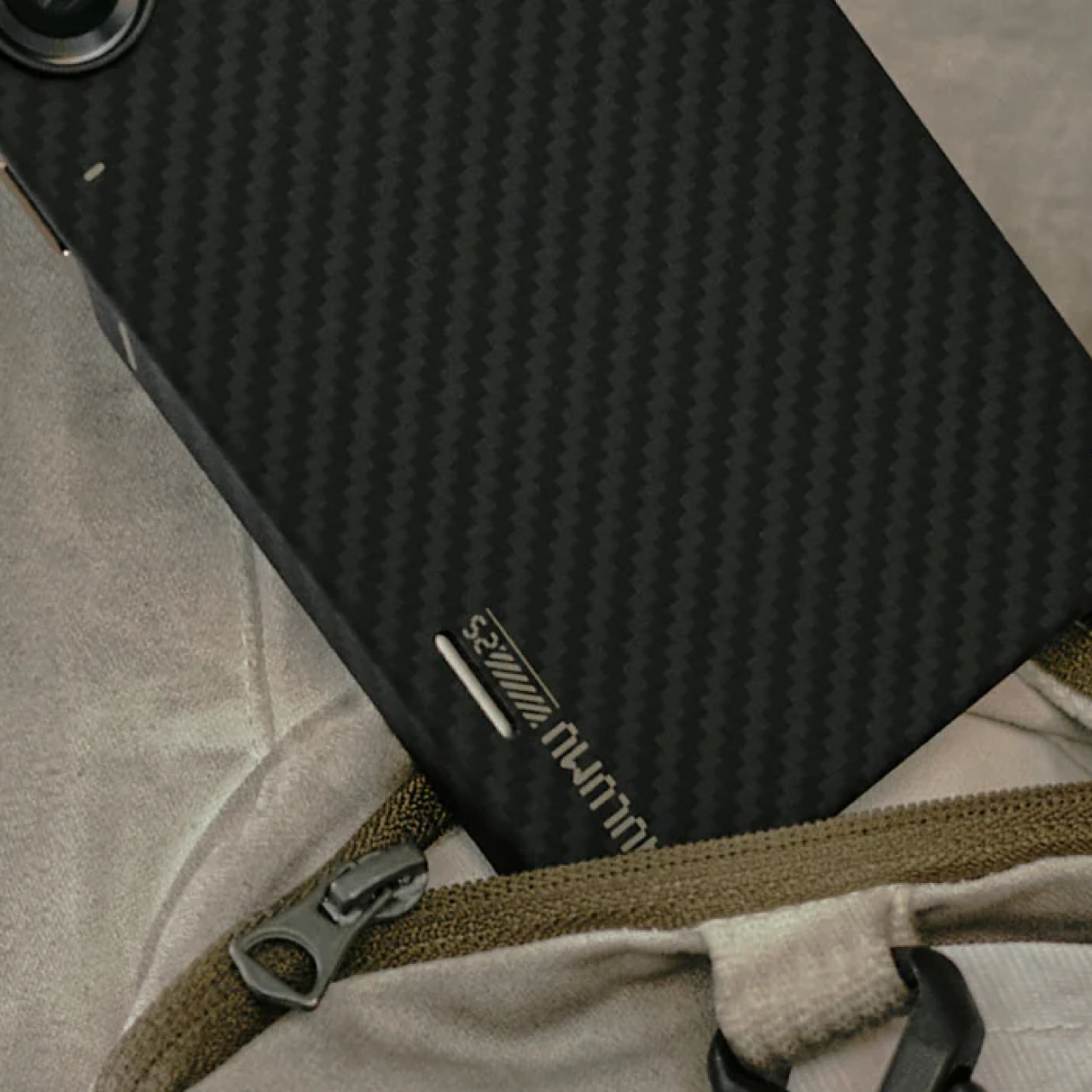 Aulumu Galaxy S25 Ultra Case Aramid Fiber - Black S25-U-AF-BK
