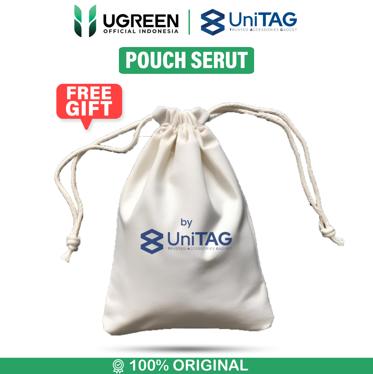 Free Gift Pouch Serut Campaign Ugreen by UniTAG
