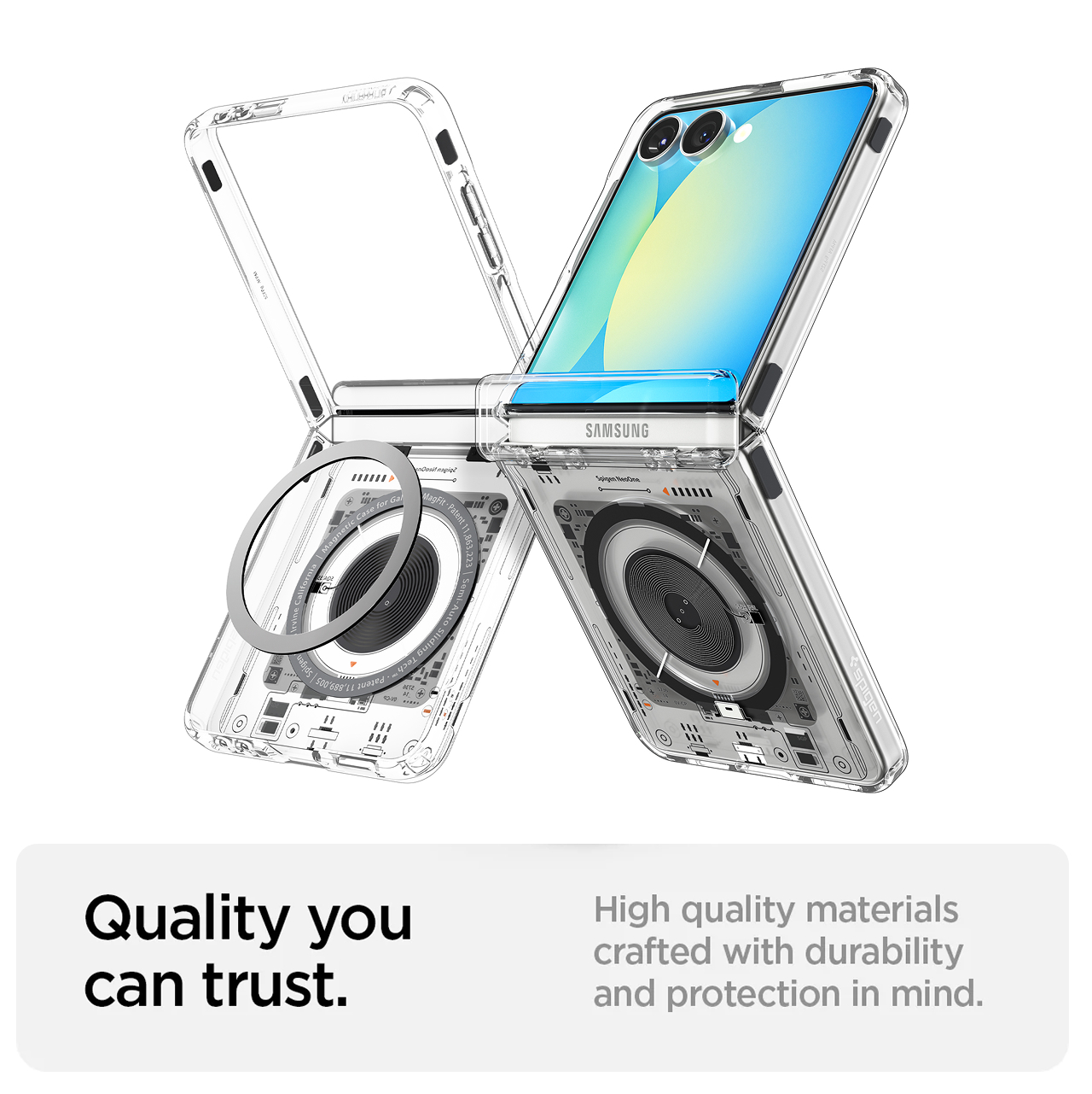 Spigen Galaxy Z Flip 7 Case Ultra Hybrid Pro MagFit - Neo One ACS09560