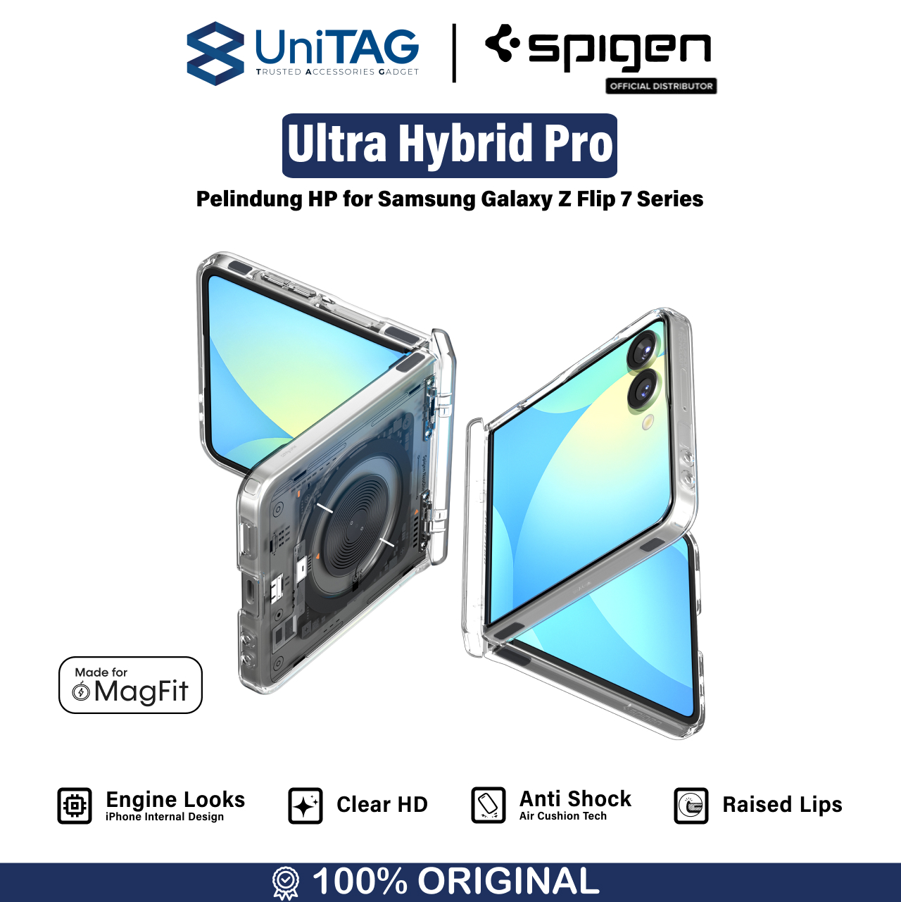 Spigen Galaxy Z Flip 7 Case Ultra Hybrid Pro MagFit - Neo One ACS09560