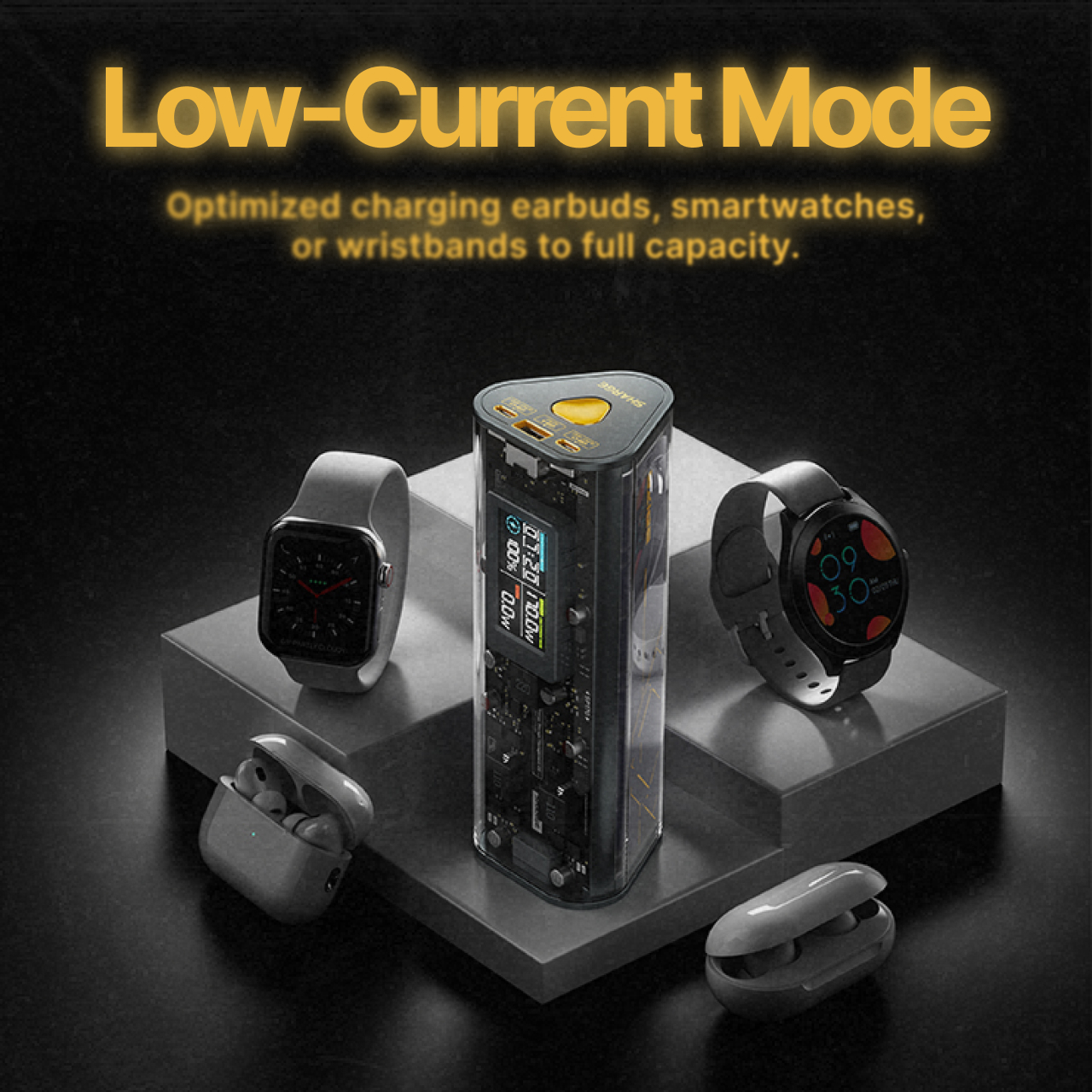Sharge Powerbank 24000mAh 170W 1A 2C Shargeek 170 - Gray YDD-SG-170-SBLJ-HUI