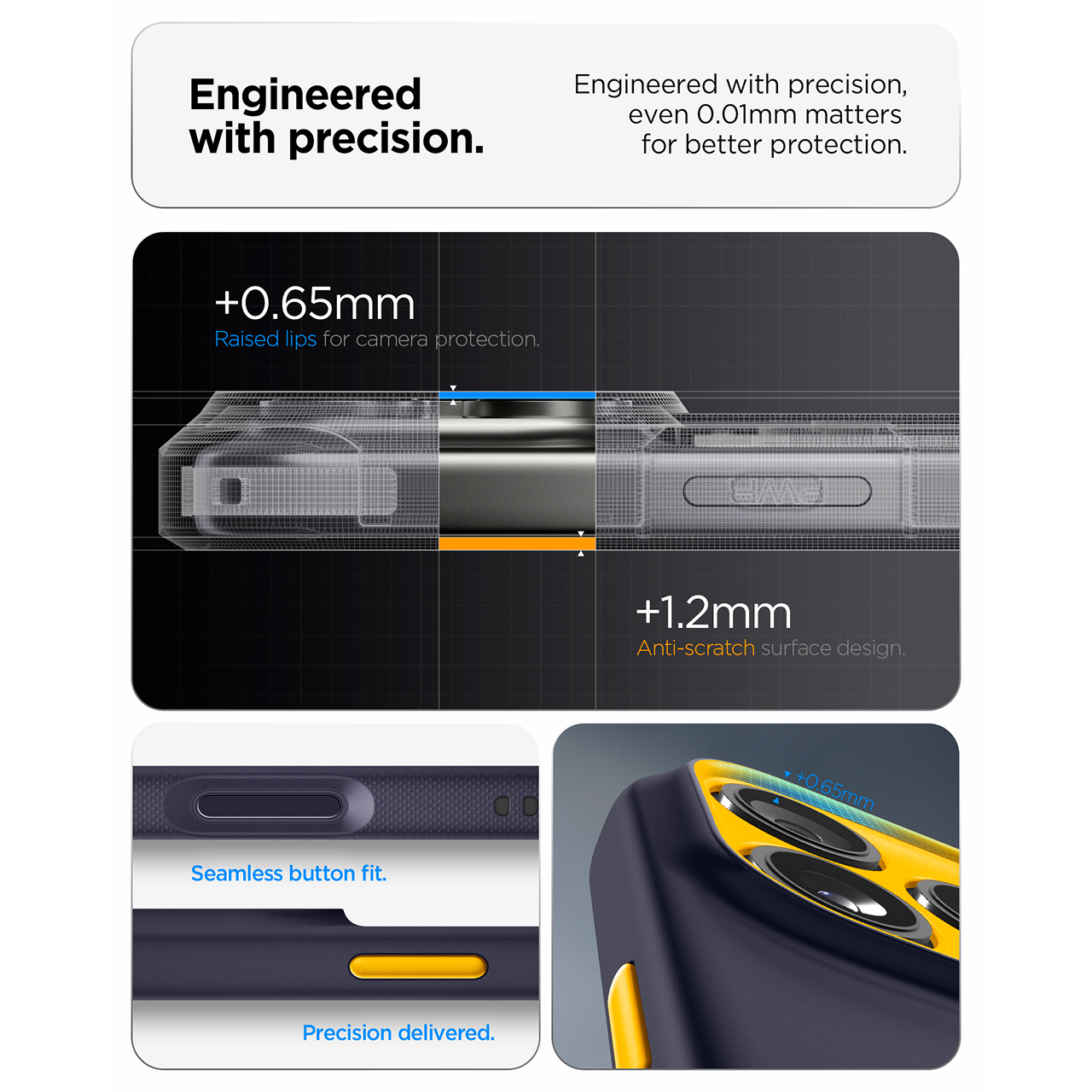 Spigen iPhone 17 Pro Case Nano Pop MagFit - Black Sesame ACS10328 (Offline SKU)