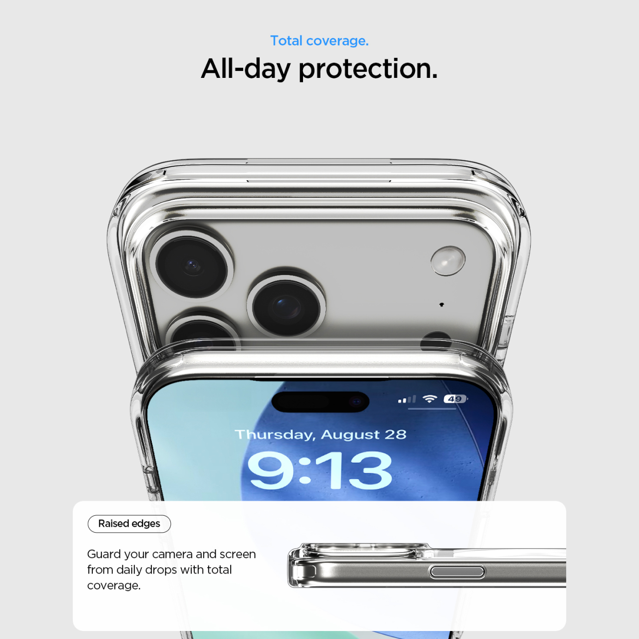 Spigen iPhone 17 Pro Case Ultra Hybrid S MagFit - Clear White ACS09946