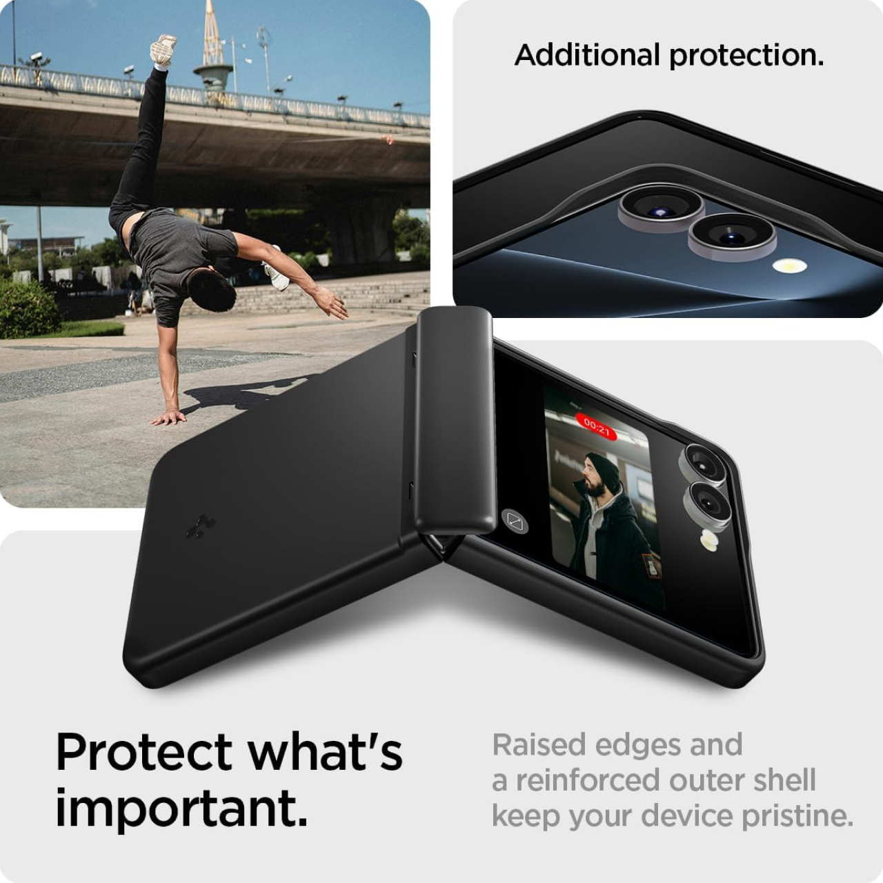 Spigen Galaxy Z Flip 7 Case Air Fit Pro MagFit - Black ACS09768