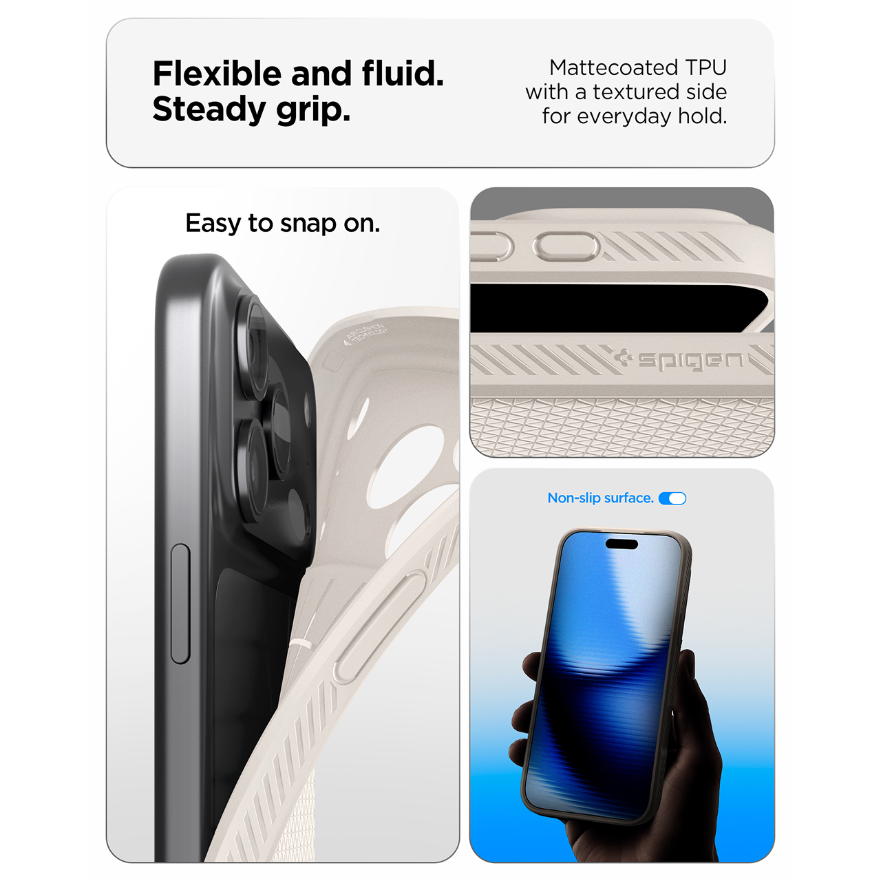 Spigen iPhone 17 Case Liquid Air - Matte Black ACS09977
