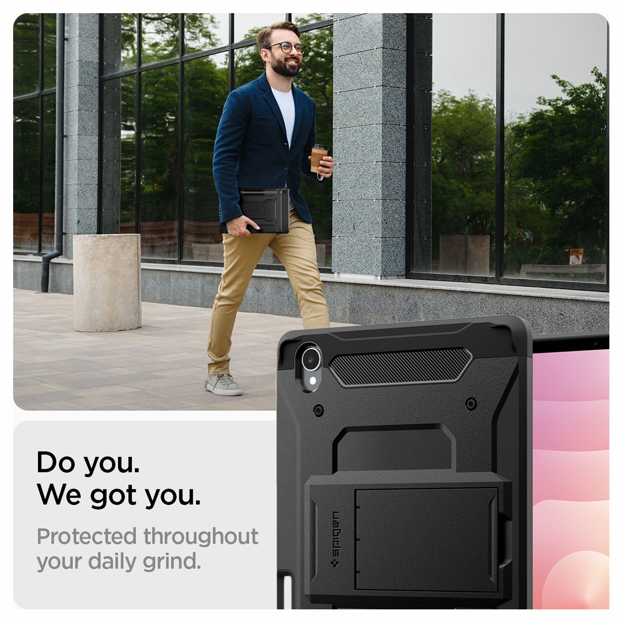 Spigen Galaxy Tab S11 Case Tough Armor Pro - Black ACS10211