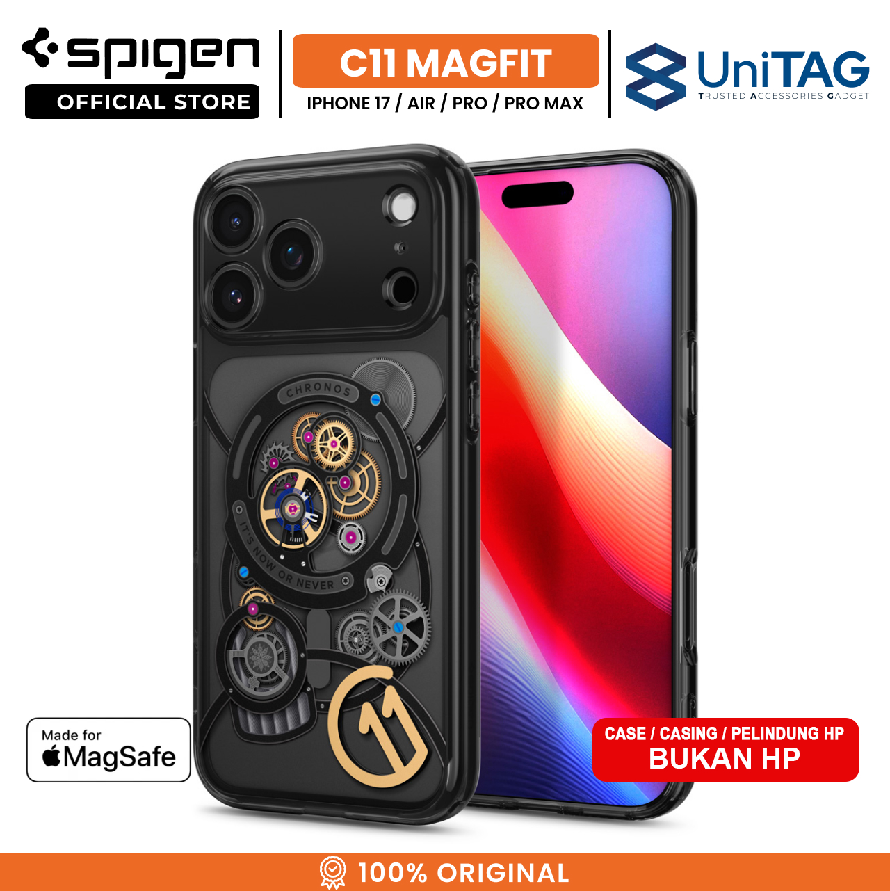 Spigen iPhone 17 Pro Case Magsafe c11 Series MagFit - Chronos ACS10408