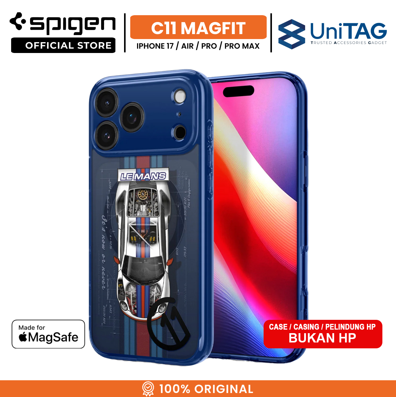 Spigen iPhone 17 Pro Case Magsafe c11 Series MagFit - Le Mans ACS10412