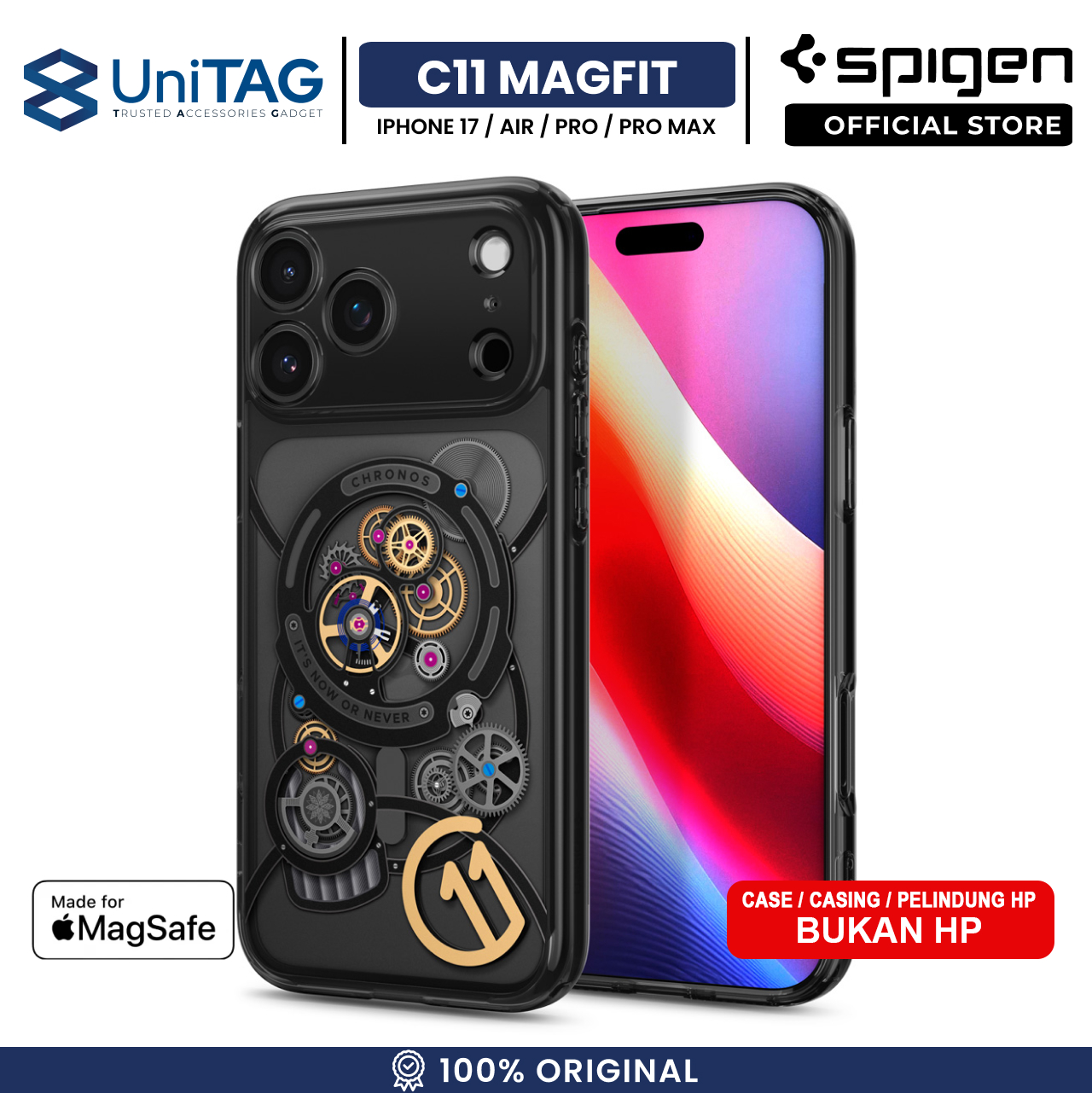 Spigen iPhone 17 Pro Case Magsafe c11 Series MagFit - Chronos ACS10408