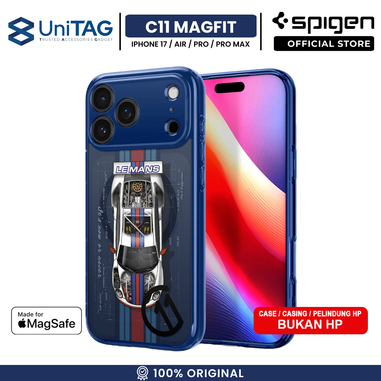 Spigen iPhone 17 Pro Case Magsafe c11 Series MagFit - Le Mans ACS10412