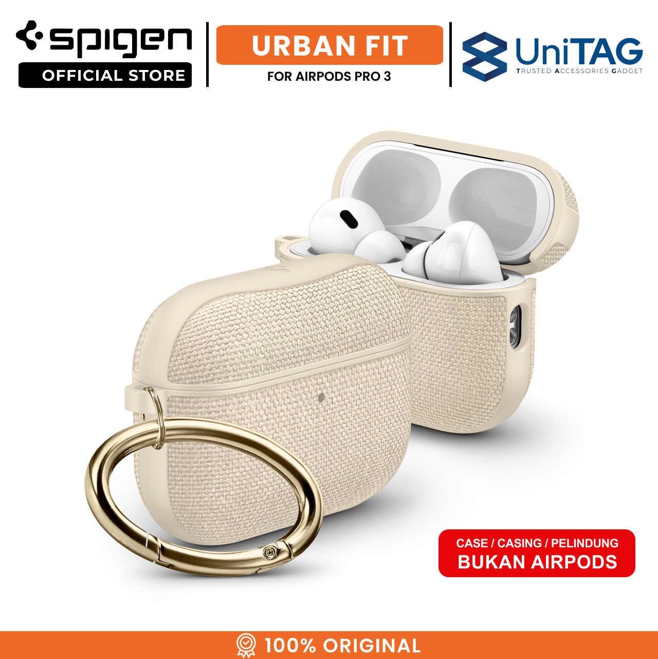 Spigen AirPods Pro 3 Case Urban Fit - Dune Beige ACS10020
