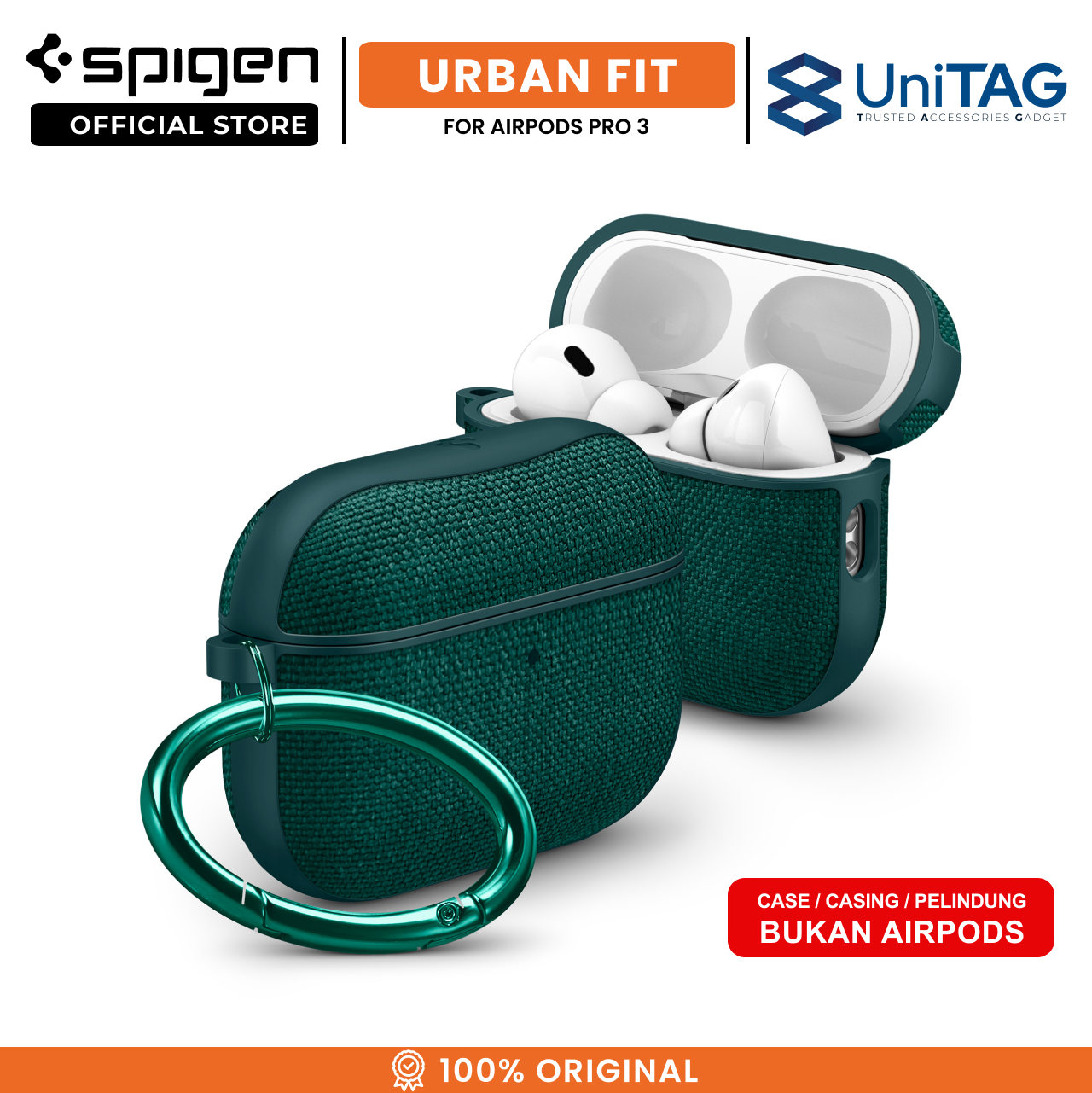 Spigen AirPods Pro 3 Case Urban Fit -  Midnight Green ACS09831