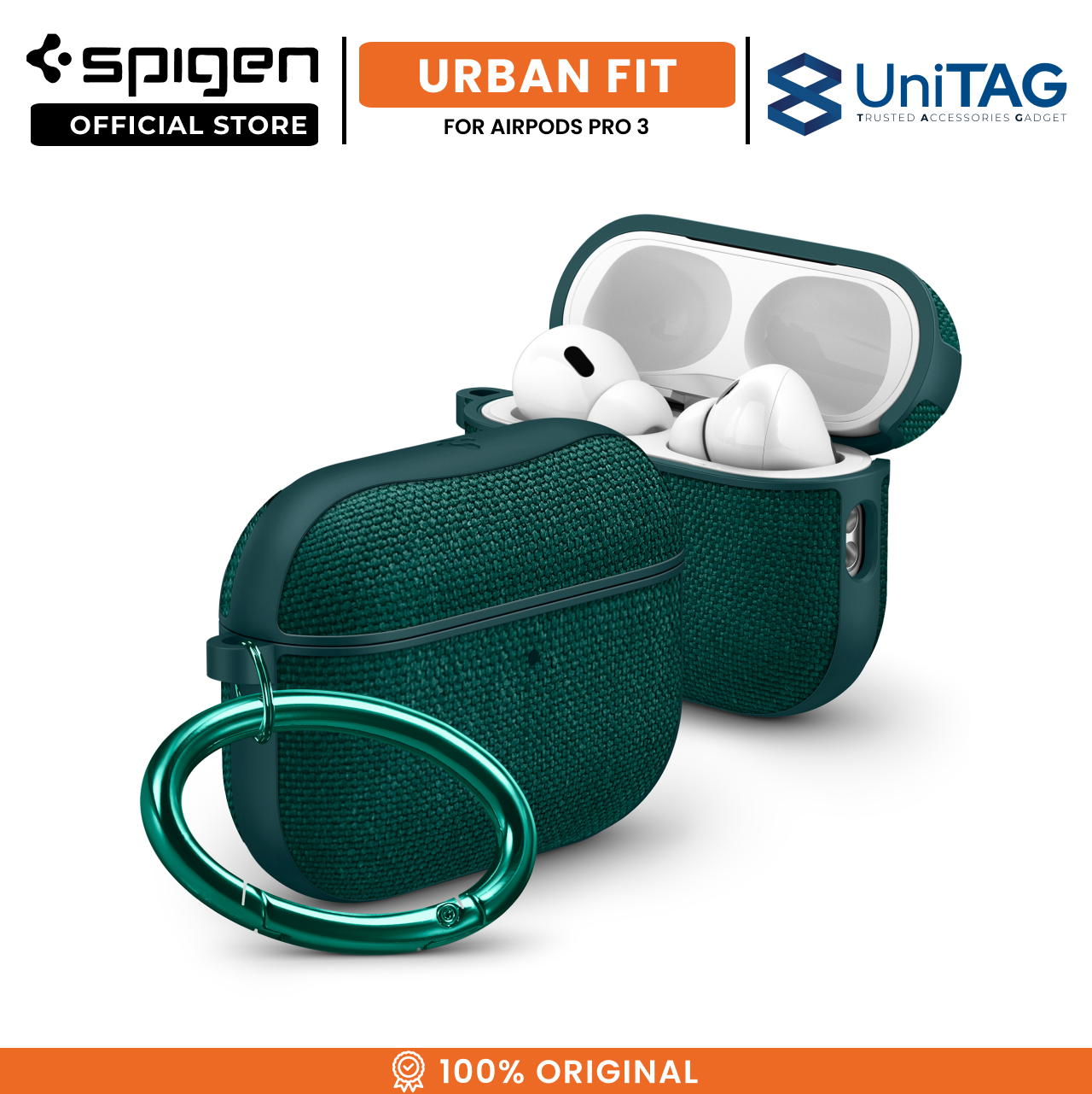 Spigen AirPods Pro 3 Case Urban Fit -  Midnight Green ACS09831