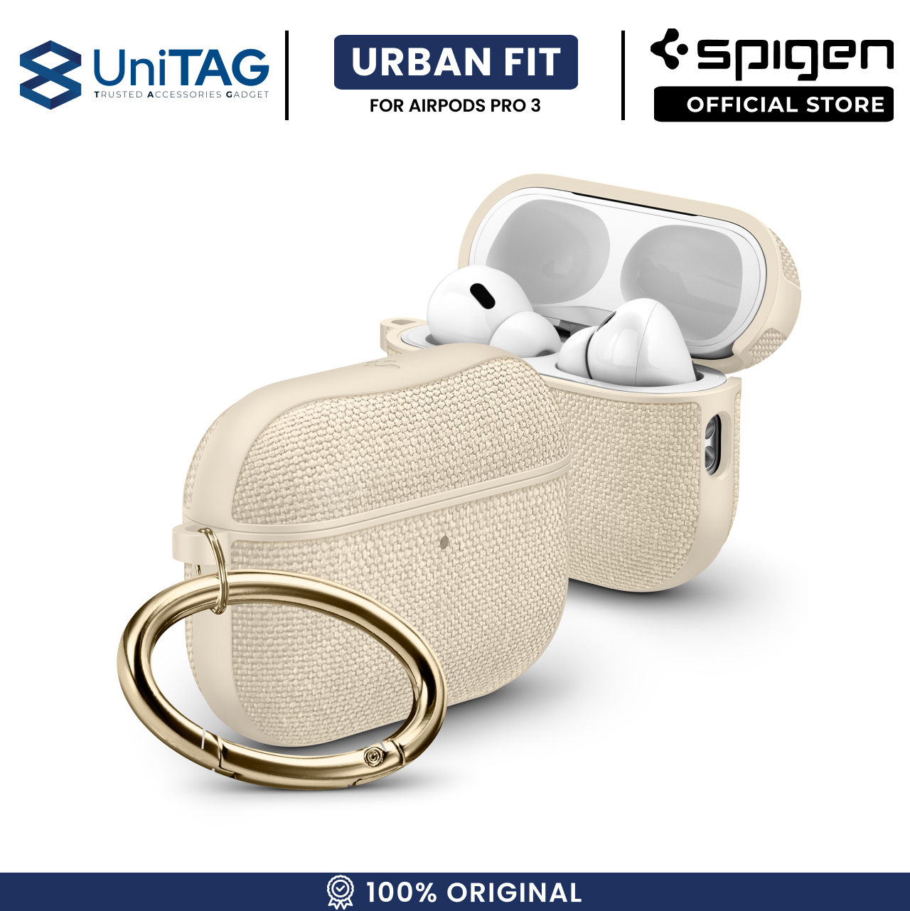 Spigen AirPods Pro 3 Case Urban Fit - Dune Beige ACS10020