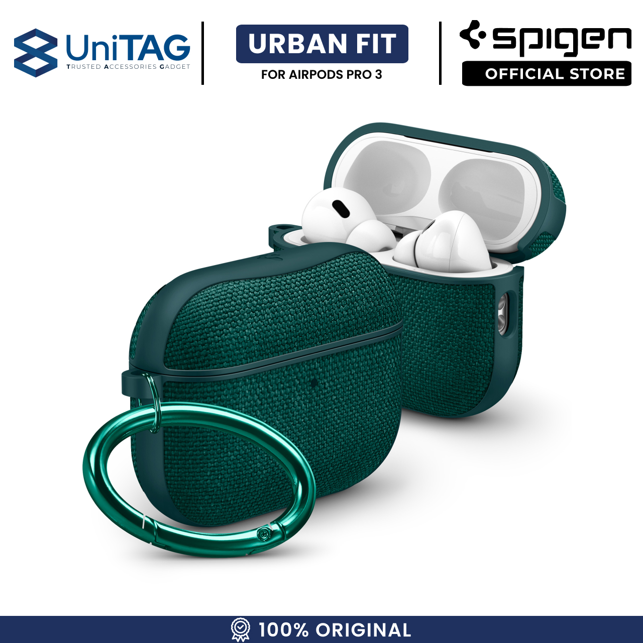 Spigen AirPods Pro 3 Case Urban Fit -  Midnight Green ACS09831