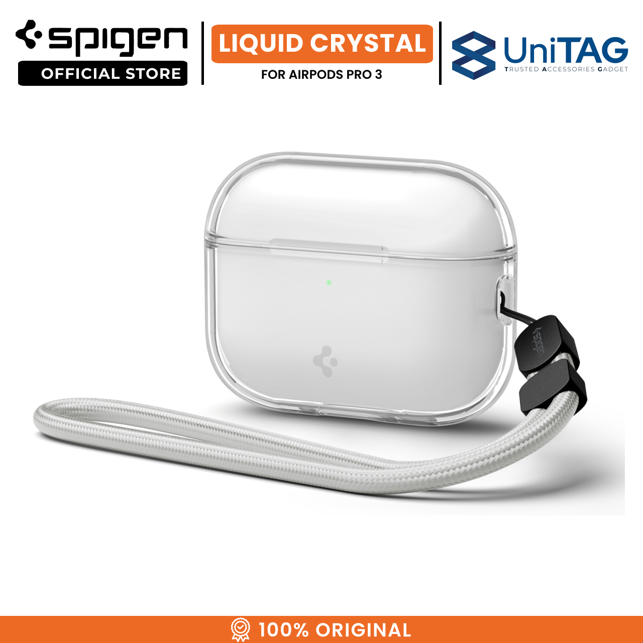 Spigen AirPods Pro 3 Case Liquid Crystal - Crystal Clear ACS10019