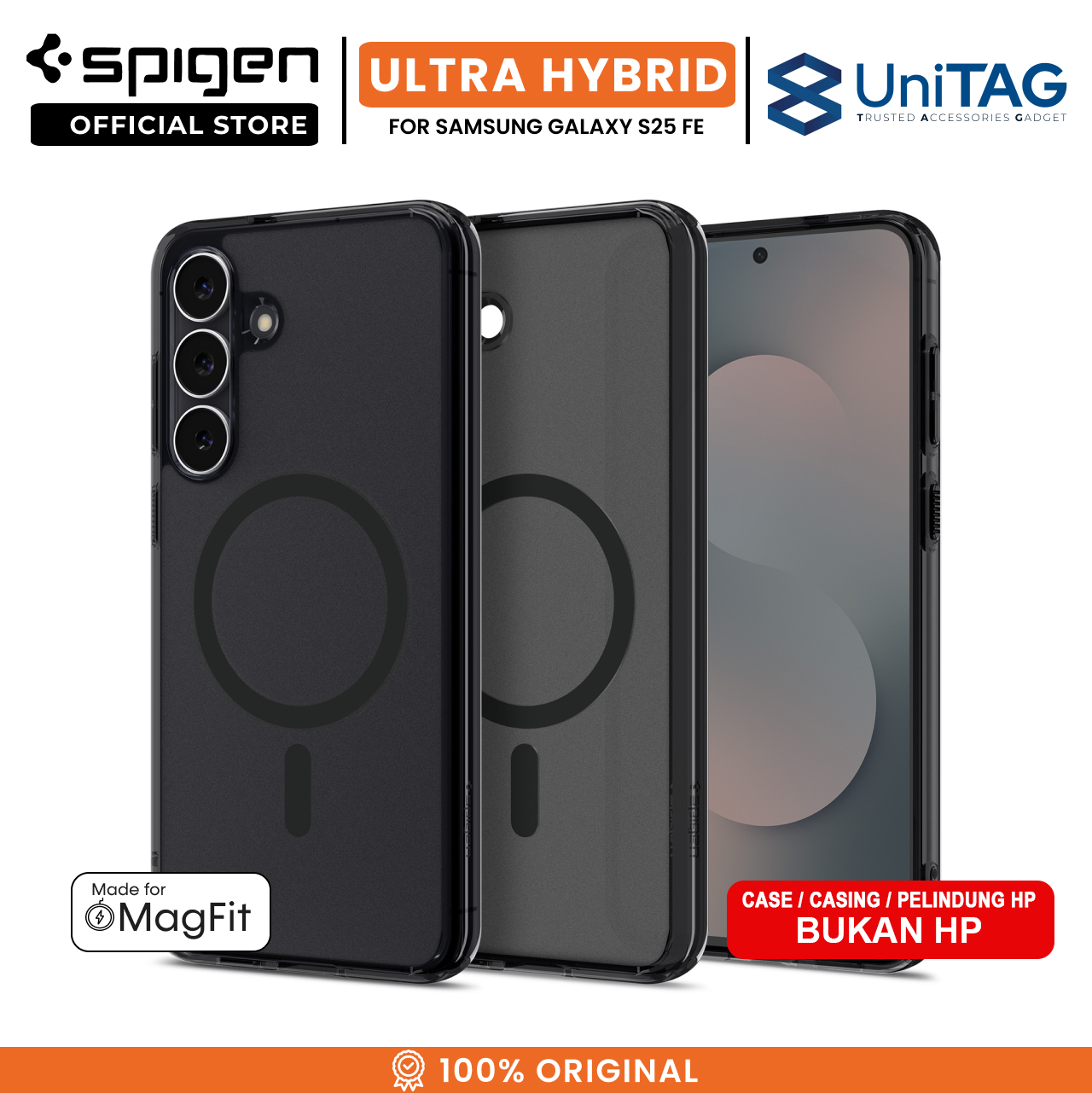 Spigen Samsung Galaxy S25 FE Case Ultra Hybrid MagFit - Frost Black ACS10028