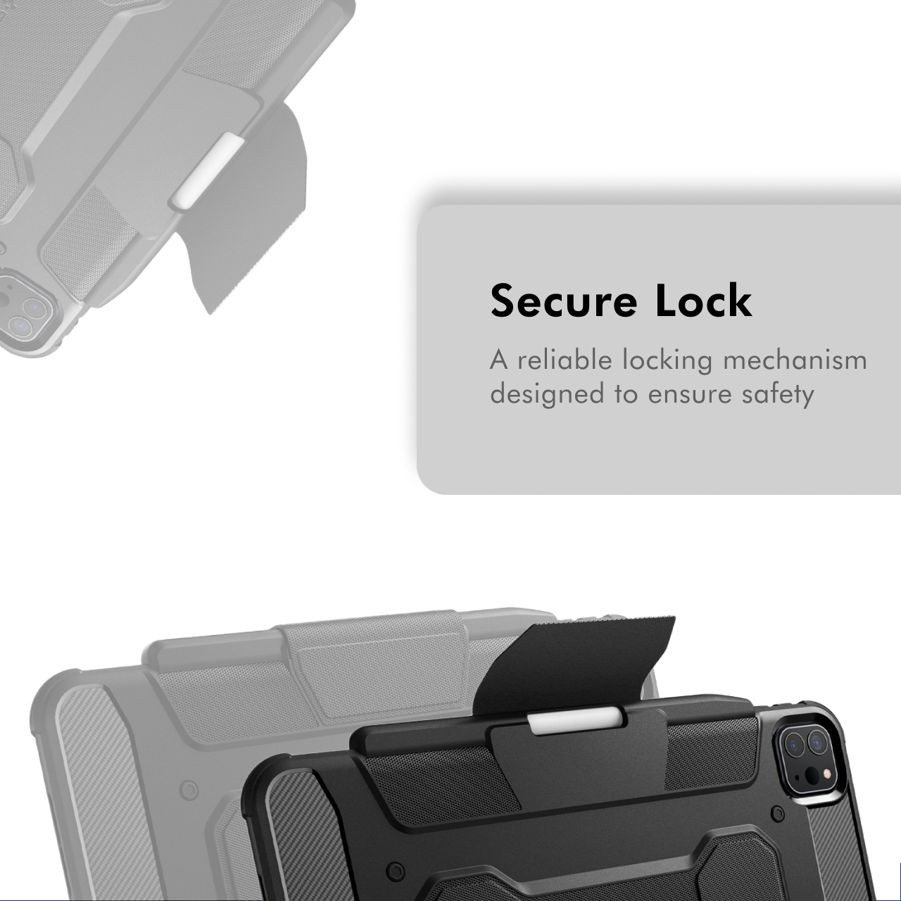 Spigen iPad Pro 11" (2024) Case Rugged Armor Pro - Black ACS07017-1
