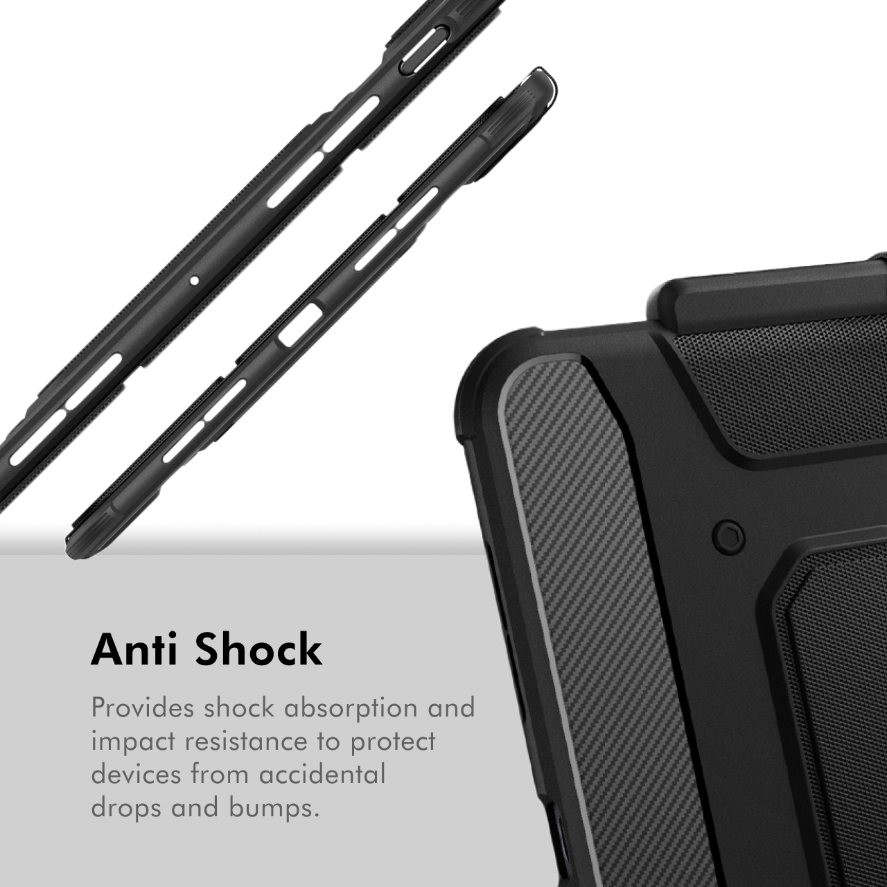 Spigen iPad Pro 11" (2024) Case Rugged Armor Pro - Black ACS07017-1