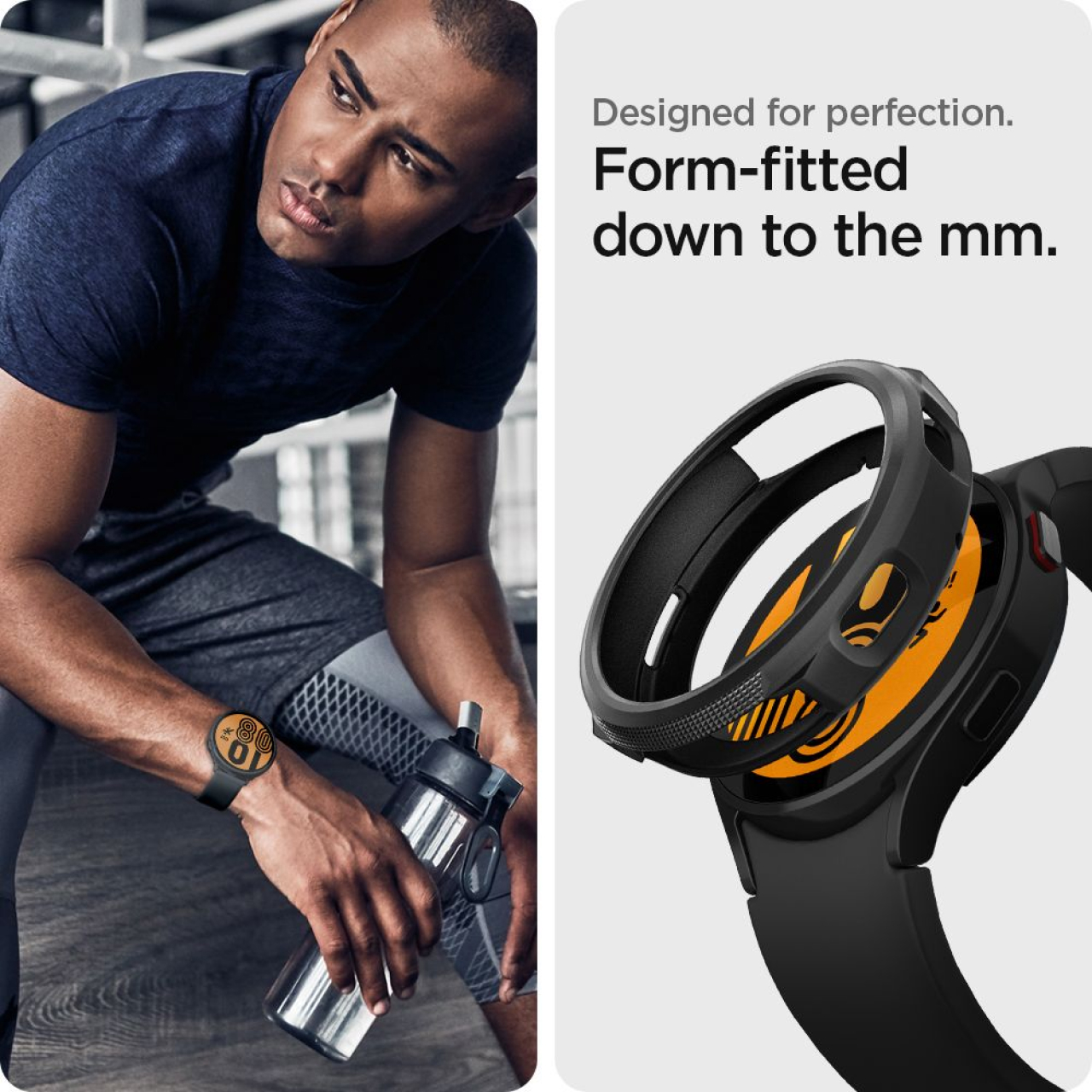 Case Strap Samsung Galaxy Watch 4 44mm / 40mm Spigen Rugged Armor Pro