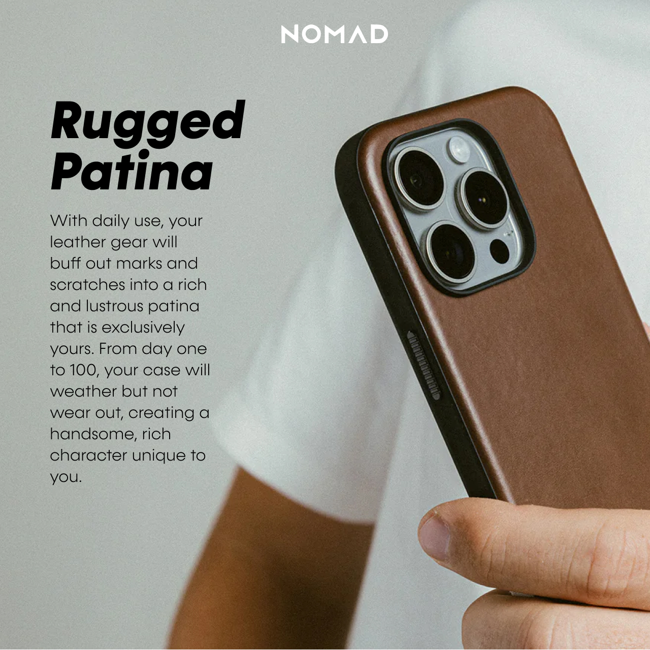 Case iPhone 16 Pro Max Plus Nomad Modern Leather MagSafe Cover Casing