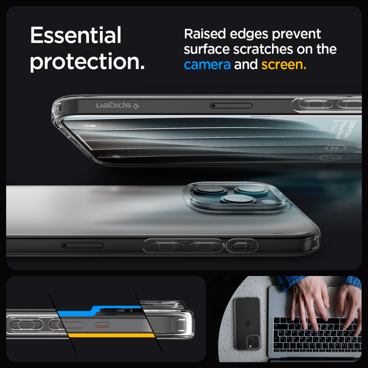 Spigen iPhone 16 Pro Max Case Liquid Crystal - Crystal Clear ACS07984