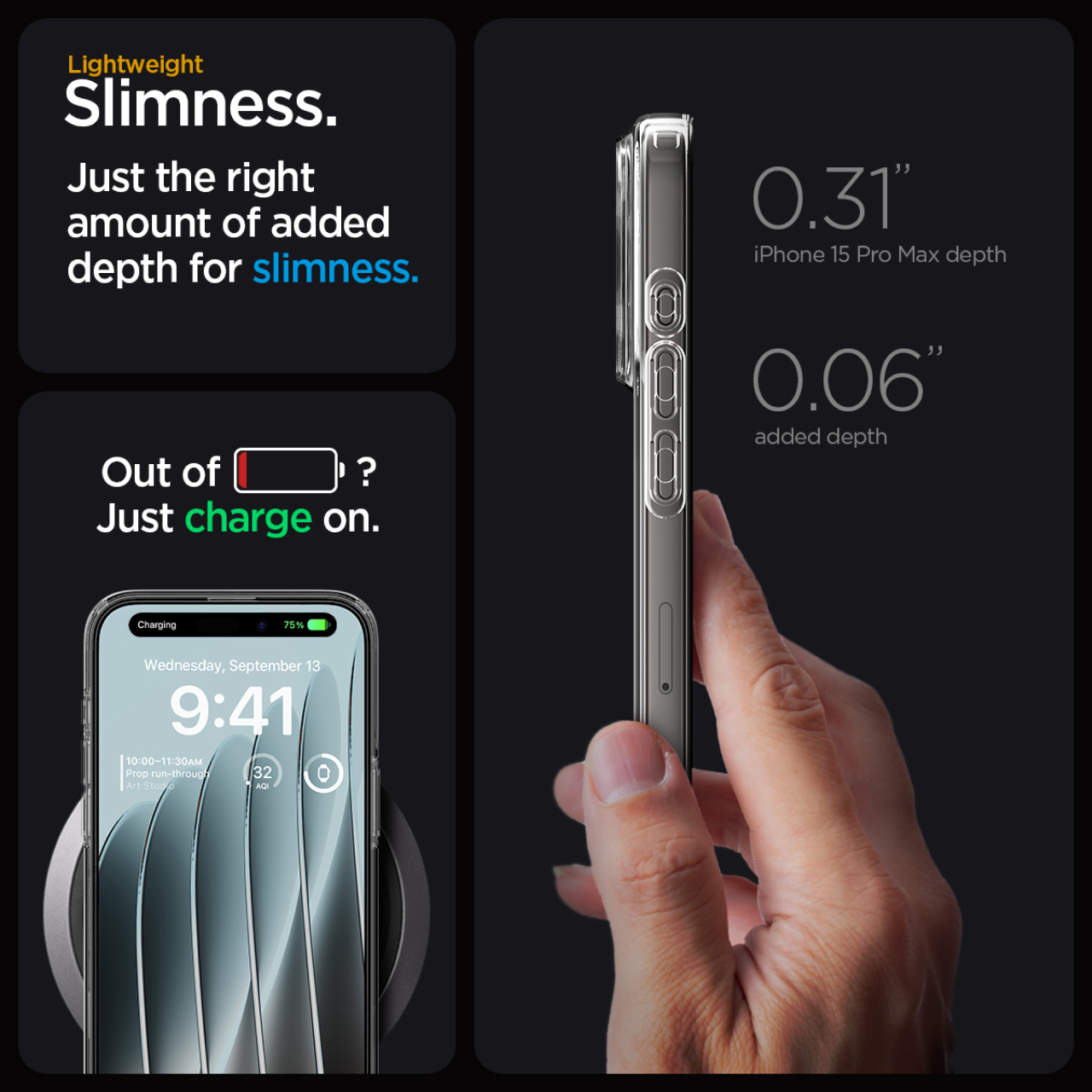 Spigen iPhone 16 Pro Max Case Liquid Crystal - Crystal Clear ACS07984