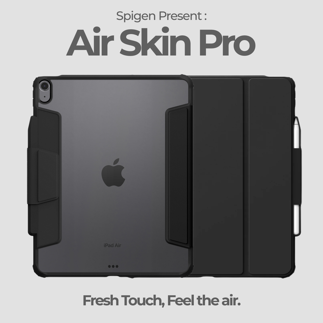 Spigen iPad Air 13" (2025 / 2024) Case Air Skin Pro - Black ACS07678