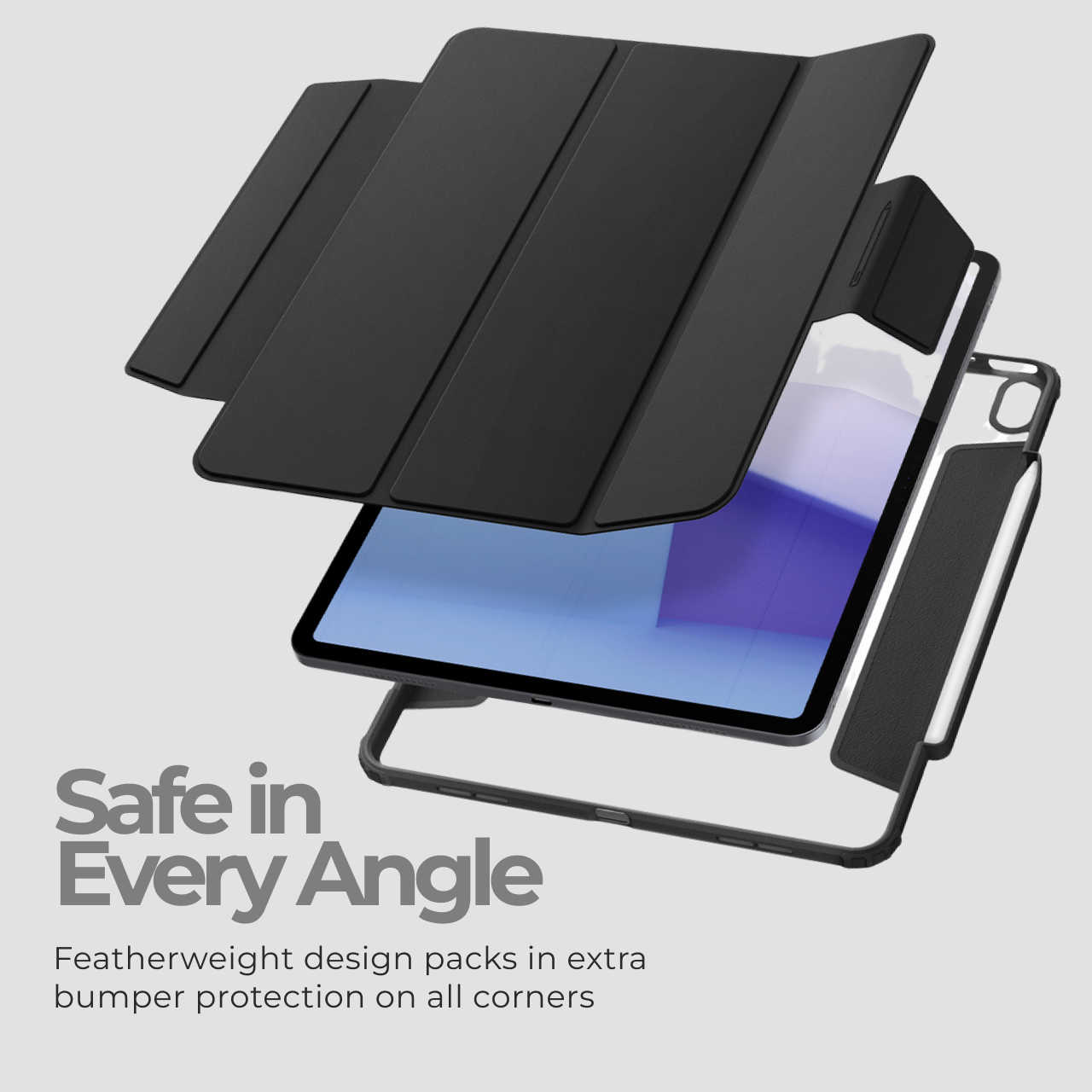 Spigen iPad Air 13" (2025 / 2024) Case Air Skin Pro - Black ACS07678