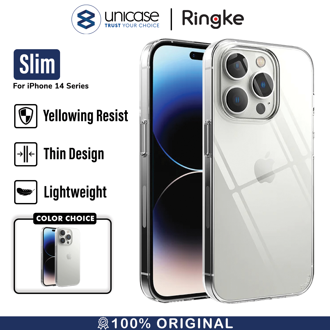 Ringke iPhone 14 Pro SLIM Case - Clear S672E52