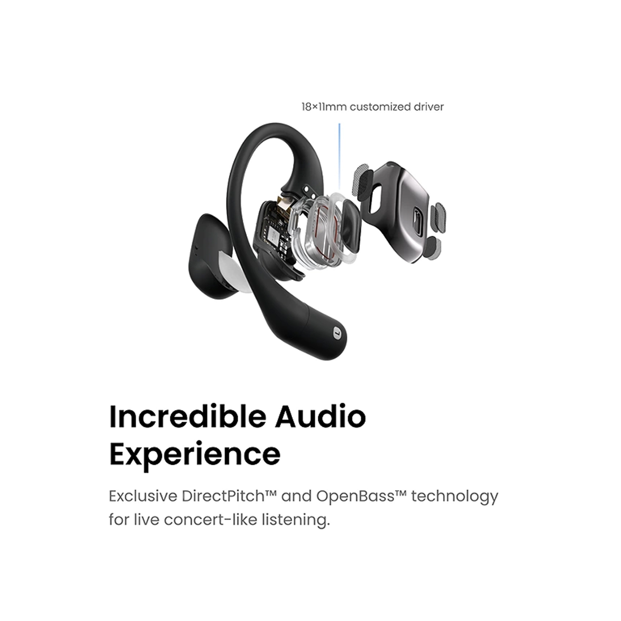 TWS Open Ear Wireless Earphone Shokz OpenFit Bluetooth 5.2 Headset