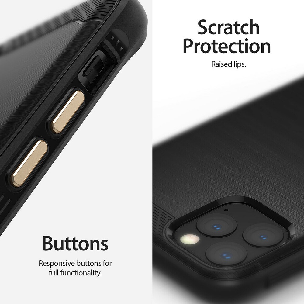 Case iPhone 11 Pro Max / 11 Pro / 11 Ringke ONYX Softcase Carbon Fiber
