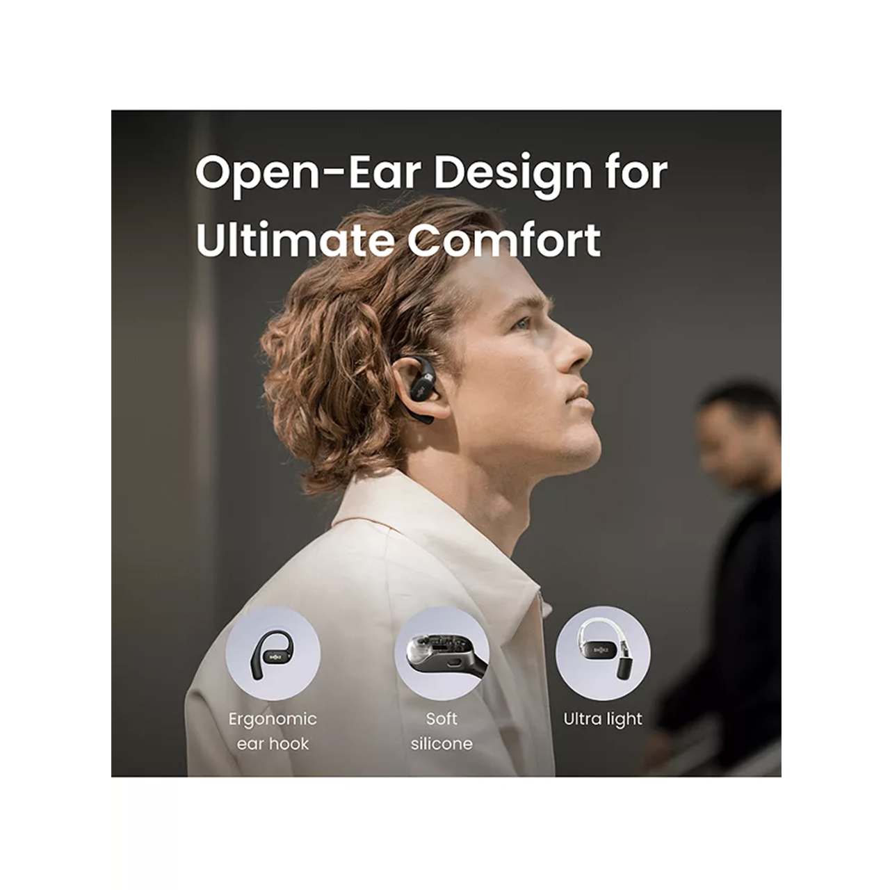 TWS Open Ear Wireless Earphone Shokz OpenFit Bluetooth 5.2 Headset