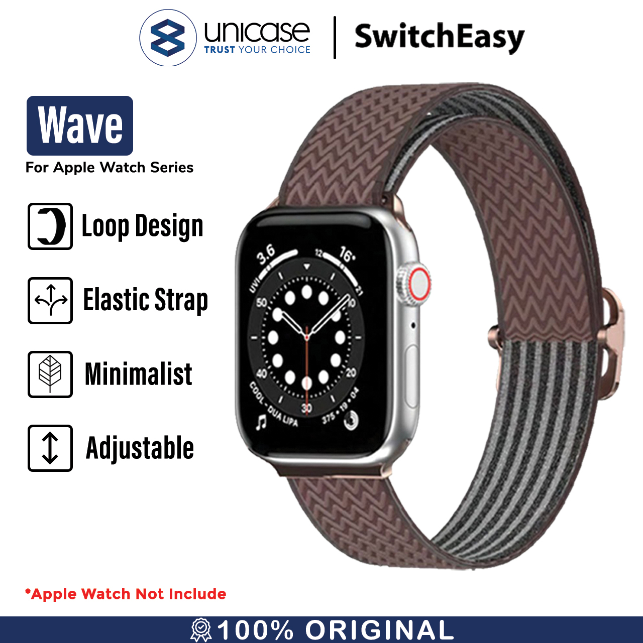 Strap Apple Watch Ultra 8/7/SE 2 49/45/44/41/40mm SwitchEasy WaveNylon