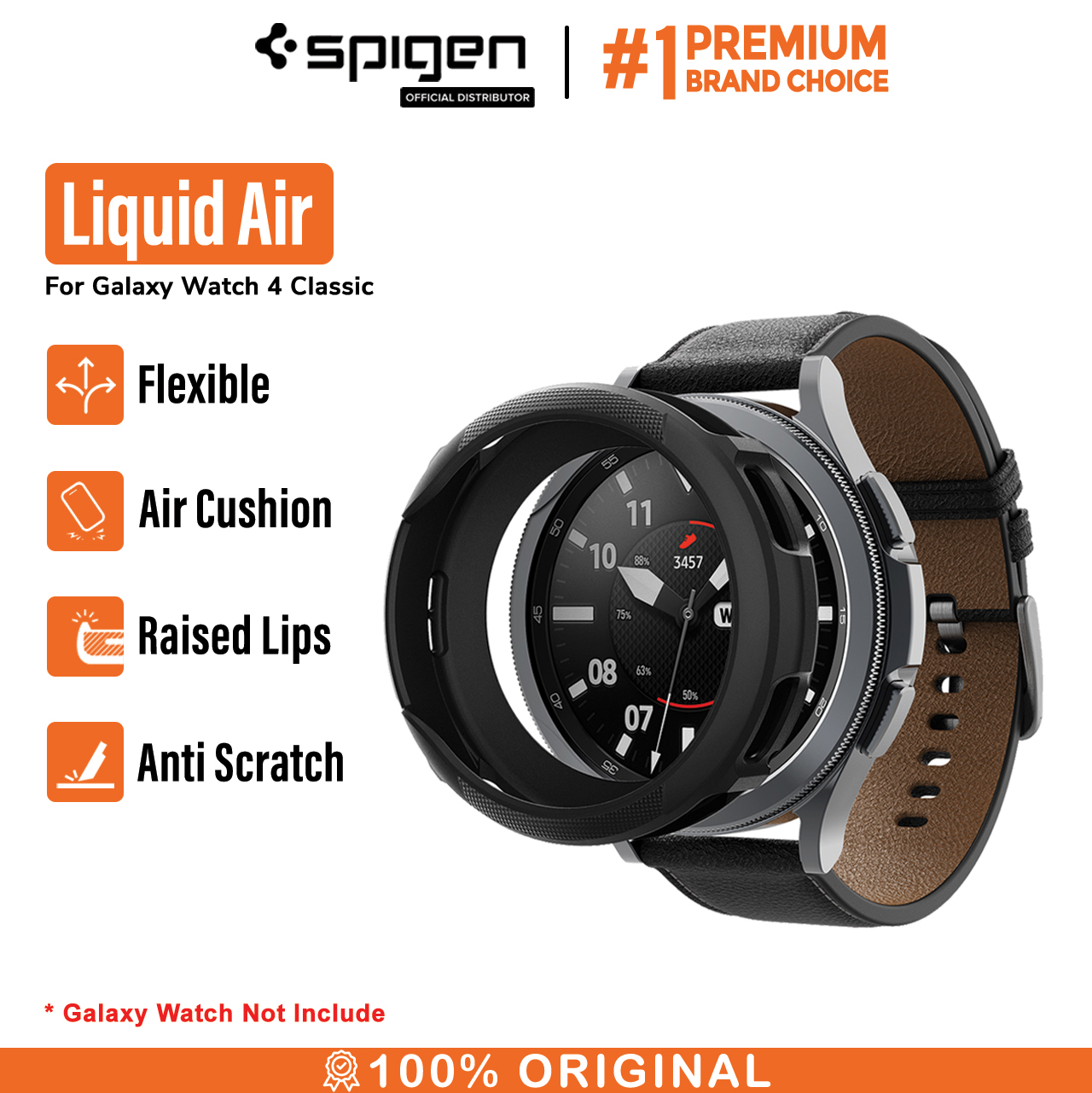 Case Galaxy Watch 4 Classic 46mm / 42mm Spigen Liquid Air Soft Casing