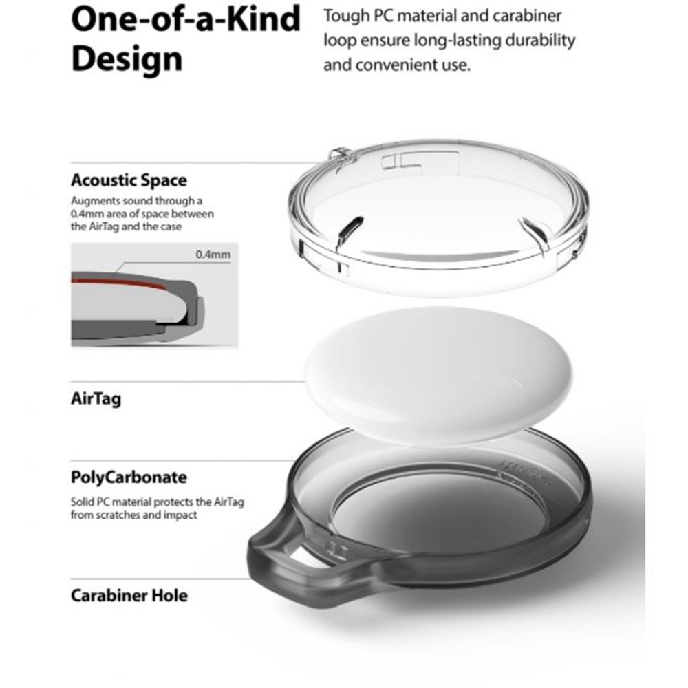 Case AirTag Ringke Slim Gantungan Kunci Hardcase Casing