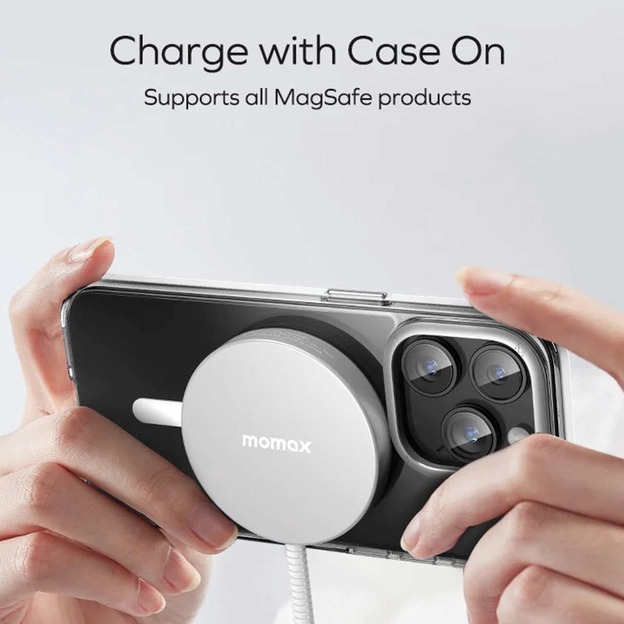 Momax iPhone 15 Pro Max Case Bundle Tempered Glass + Lens Protector Gift Set CaseForm Play - Mix MXAP23XLTGS