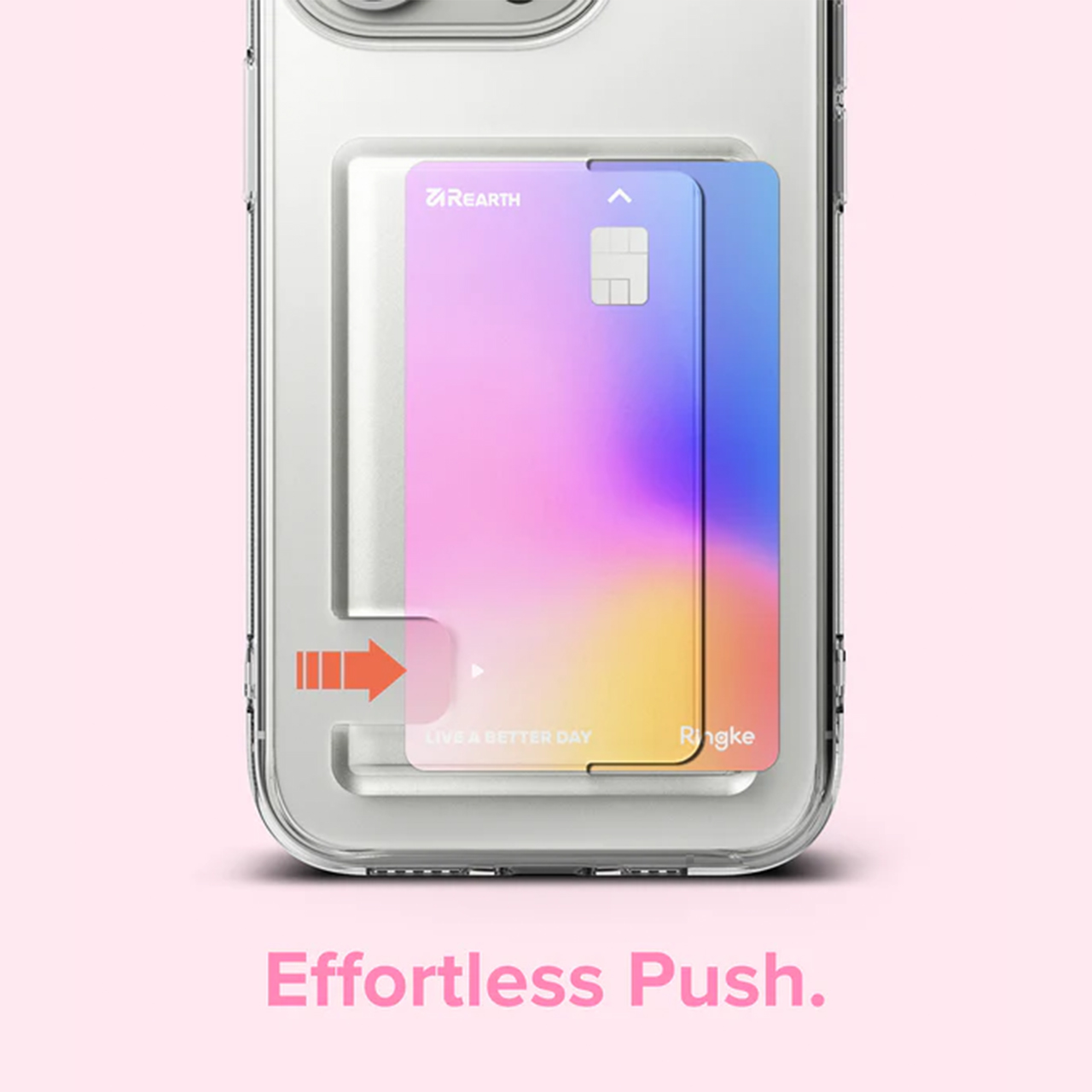 Case iPhone 15 Pro Max Plus Ringke Fusion Card Slot Kartu Clear Casing