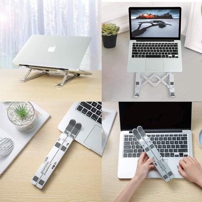 Laptop Stand OCTASTAND Aluminium Adjustable Dudukan Portable Holder