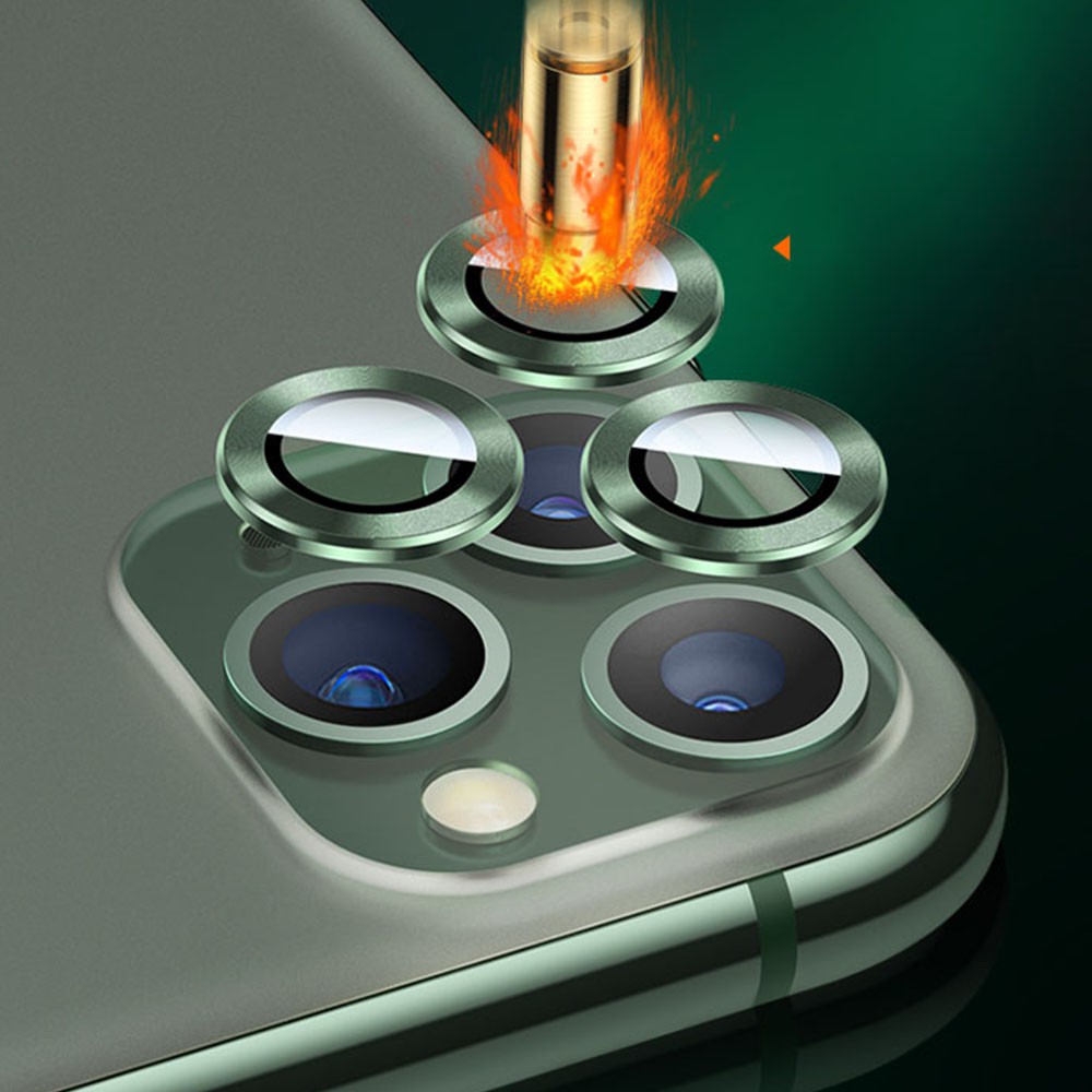 Camera Tempered Glass iPhone 11 / Pro / Max USAMS Ring Lens Protector