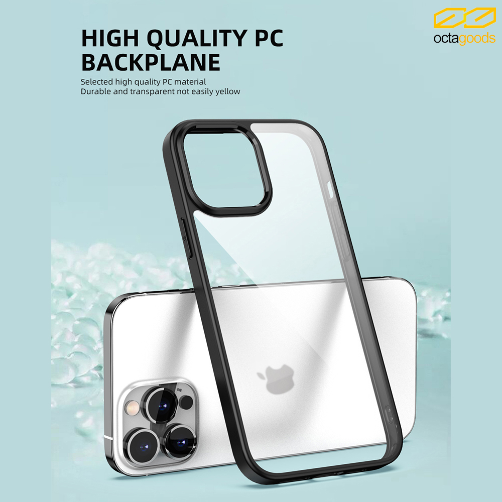 Case iPhone 13 Pro Max Mini OctaGoods Hybrid V2 Clear Matte Casing