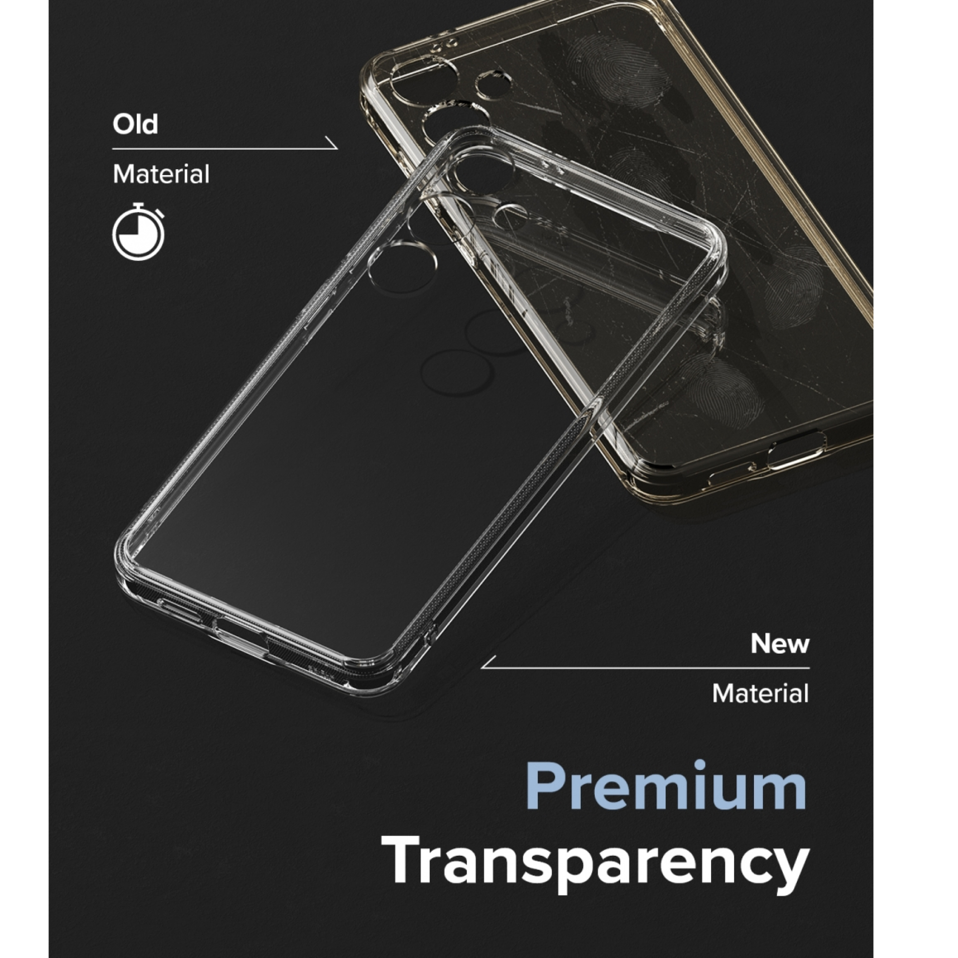Case Samsung Galaxy A35 Ringke Fusion Clear Anti Crack Cover Casing