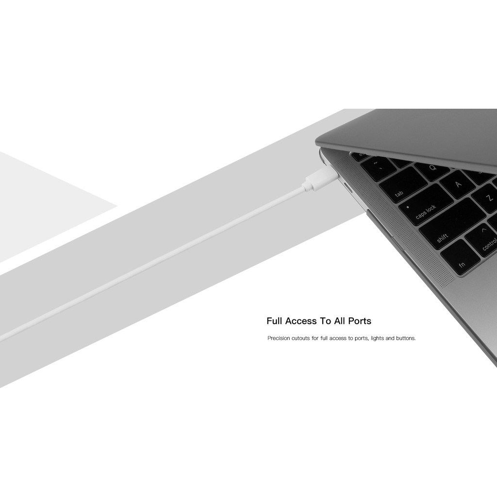 Case Macbook Air 13 2018 2020 SwitchEasy Nude Hardcase Matte Clear