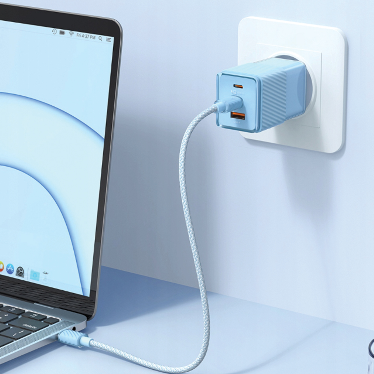 Wall Charger Adaptor USB A/C MCDODO 67W GaN PD Triple Port Charging