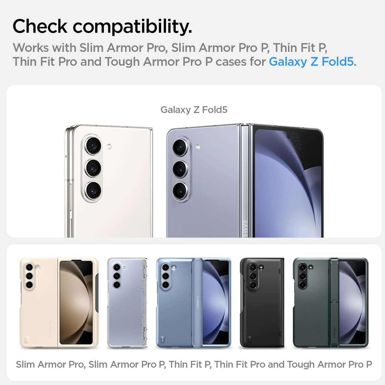 Spigen Galaxy Z Fold 5 Tape for Air Skin (2Pack) - AFA07079-1