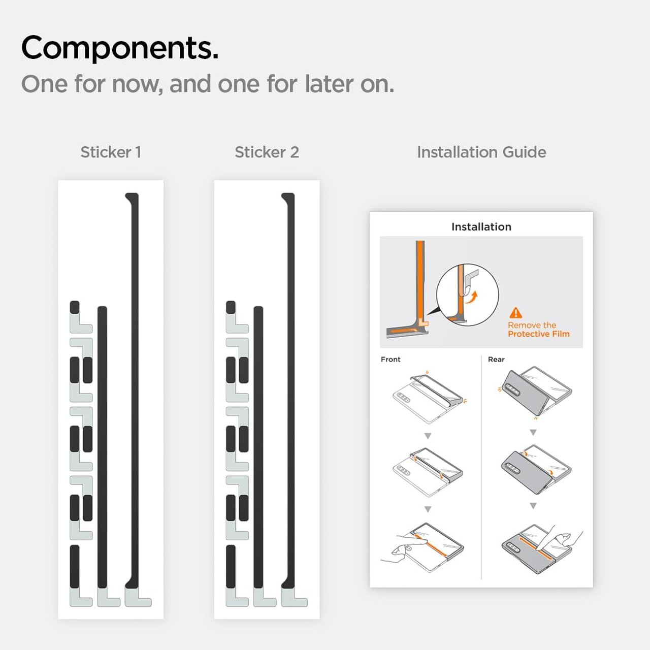 Spigen Galaxy Z Fold 5 Tape for Air Skin (2Pack) - AFA07079-1