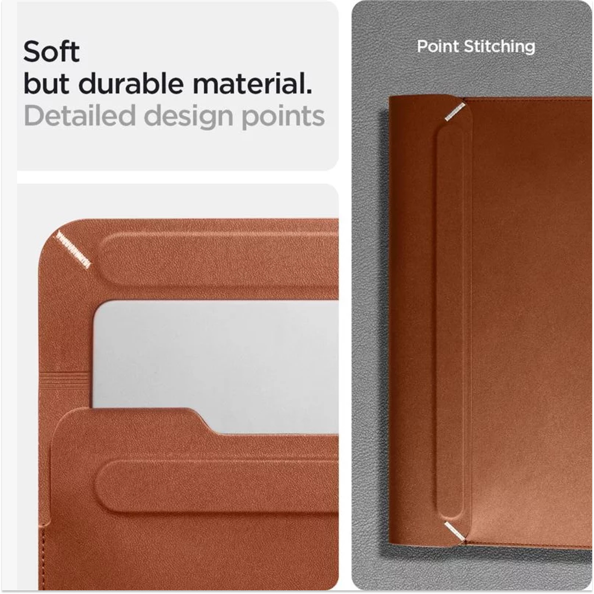 Macbook Sleeve Leather 16 14 inch M1 M2 Spigen Valentinus Tas Laptop