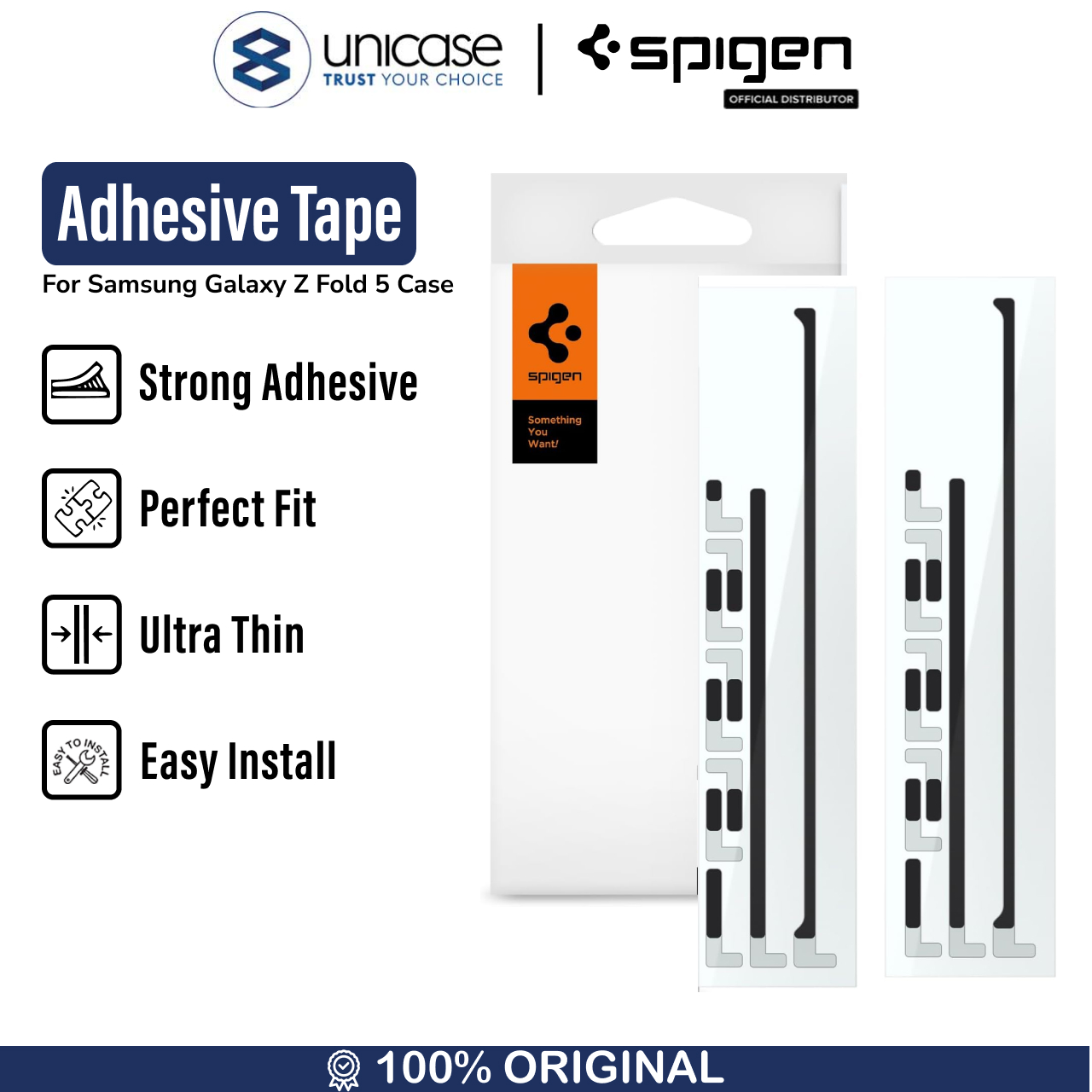 Spigen Galaxy Z Fold 5 Tape for Air Skin (2Pack) - AFA07079-1